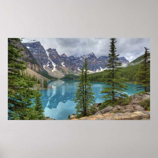Poster Lac Moraine Pano (Devant)