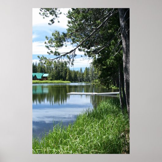 Poster Lac Mountain, Dock (Devant)