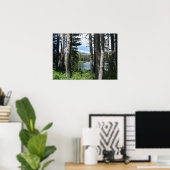 Poster Lac Mountain, Forêt (Bureau à domicile)