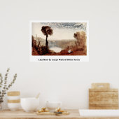 Poster Lac Nemi Par Joseph Mallord William Turner (Cuisine)