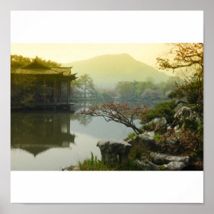 Poster lac occidental, Chine