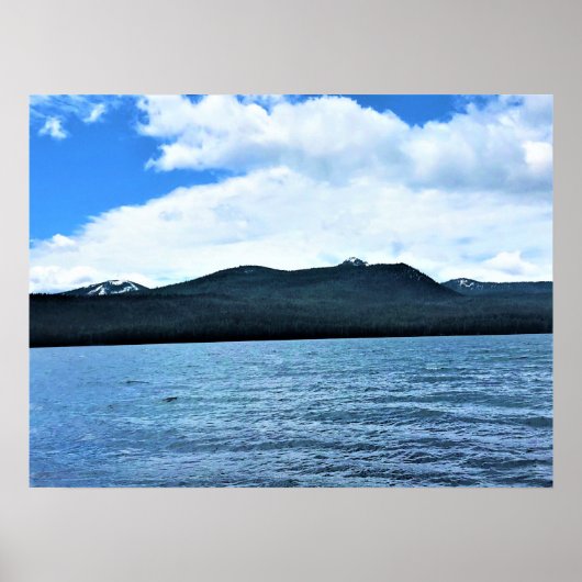 Poster Lac Odell, OR (Devant)