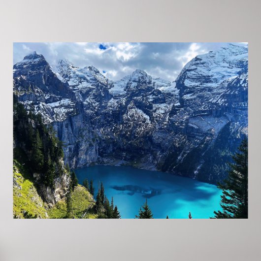 Poster Lac Oeschinen (Devant)