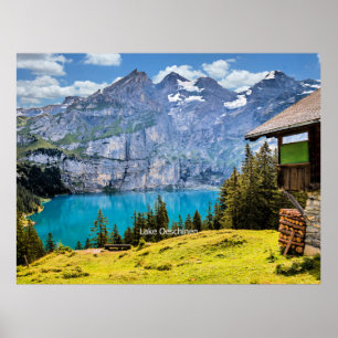 Poster Lac Oeschinen, Suisse