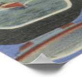 Poster Lac Okoboji, Iowa - Scènes de grandes lettres (Coin)