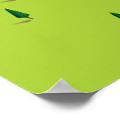 Poster Lac Onega, russie, Plan de voyage (Coin)