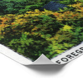 Poster Lac Ontario et Durand Eastman Park (Coin)