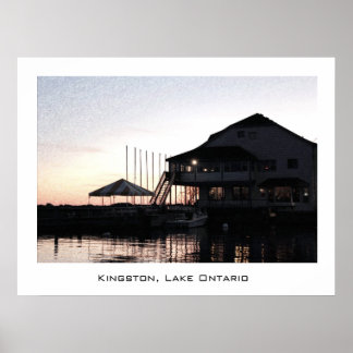 Poster Lac Ontario, Kingston. Photographie du paysage.