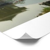 Poster lac ouest, Chine (Coin)