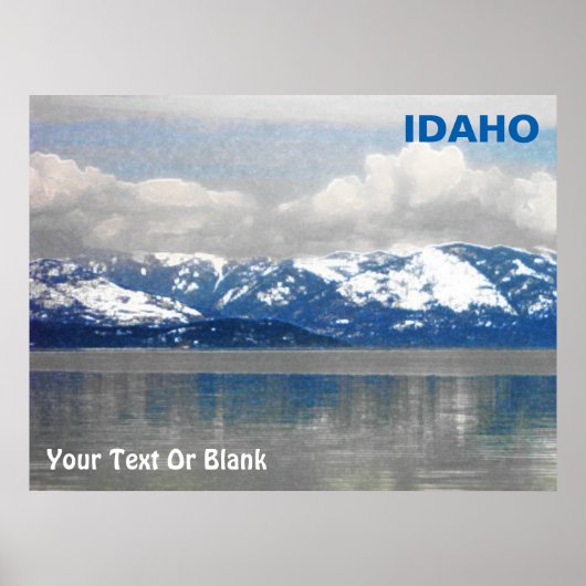 Poster Lac Pend Oreille Winter (Devant)