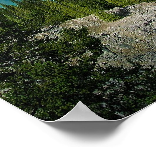 Poster Lac Peyto dans le parc national Banff Alberta Cana (Coin)