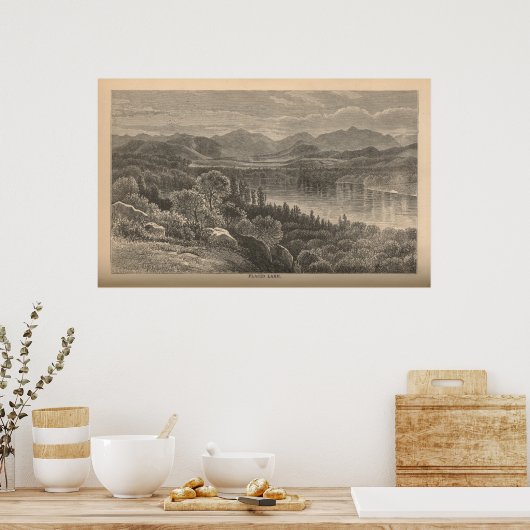 Poster Lac Placid (Cuisine)