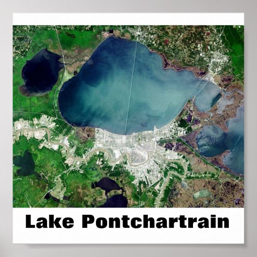 Poster Lac Pontchartrain (Devant)