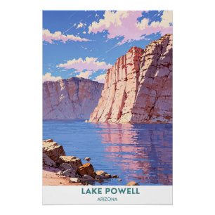 Poster Lac Powell, Arizona