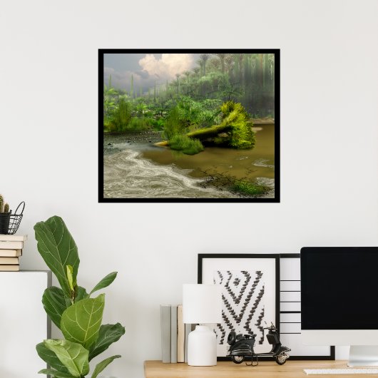 Poster Lac Primordial (Bureau à domicile)