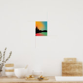 Poster Lac réfléchissant (Cuisine)