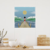 Poster Lac Rotoiti Nouvelle-Zélande (Cuisine)