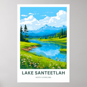 Poster Lac Santeetlah Caroline du Nord Imprimer
