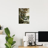 Poster Lac Saranac, New York (Bureau à domicile)