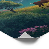 Poster Lac Serene Mountain (Coin)