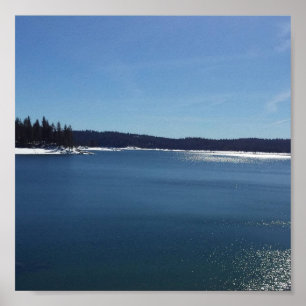 Poster Lac Shaver en hiver