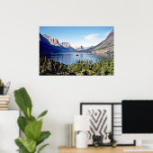 Poster Lac St. Mary - Parc national des Glaciers (Bureau à domicile)