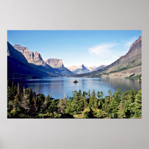 Poster Lac St. Mary - Parc national des Glaciers