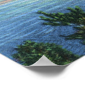 Poster Lac Sunrise Vue sur Buck Mountain (Coin)