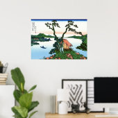 Poster Lac Suwa dans la province de Shinano (Bureau à domicile)
