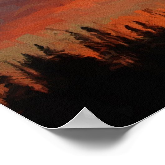 Poster Lac Swan (Coin)