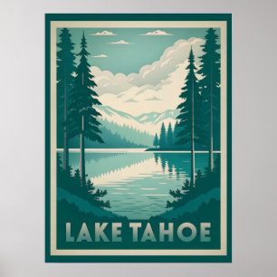 Poster Lac Tahoe