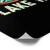 Poster Lac Tahoe California Retro Ski Snowboard (Coin)