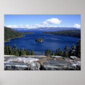 Poster Lac Tahoe Emerald Bay (Devant)