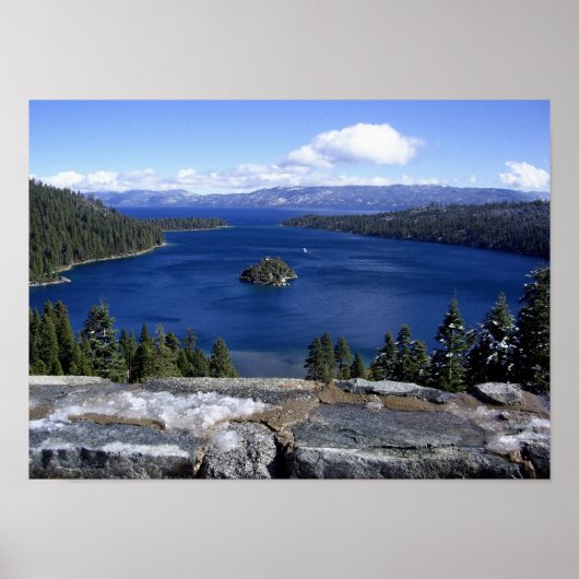 Poster Lac Tahoe Emerald Bay (Devant)