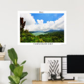 Poster Lac Tamblingan (Bureau à domicile)