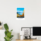 Poster Lac Tekapo Nouvelle-Zélande Imprimer (Bureau à domicile)