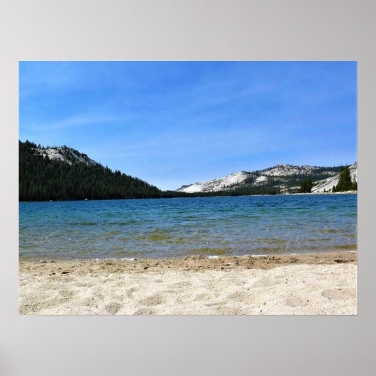 Poster Lac Tenaya, Yosemite, CA (Devant)