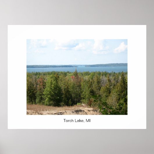 Poster Lac Torch, Michigan (Devant)