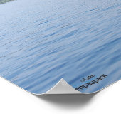 Poster Lac Wallenpaupack (Coin)