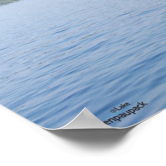 Poster Lac Wallenpaupack (Coin)