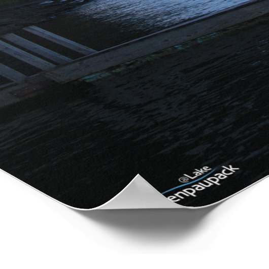 Poster Lac Wallenpaupack : Docks (Coin)