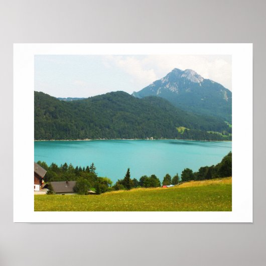 Poster Lac Wolfgangsee (Devant)