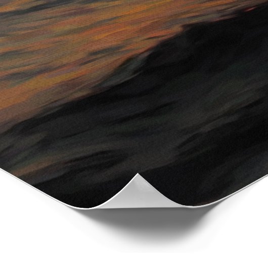 Poster Lac Yellowstone (Coin)