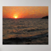 Poster Lac Yellowstone (Devant)