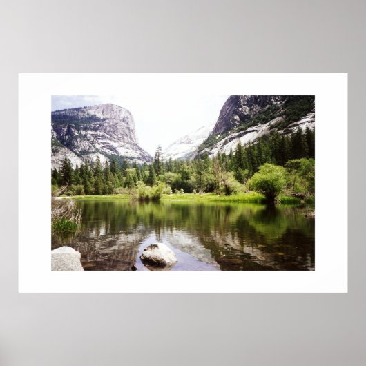 Poster Lac Yosemite Mirror (Devant)