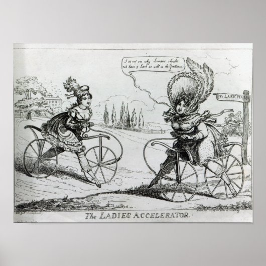 Poster L'accélérateur Dames, 1819 (Devant)