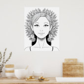 Poster L'acceptation de la nature (Cuisine)