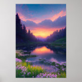 Poster L'acceptation du coucher du soleil (Devant)