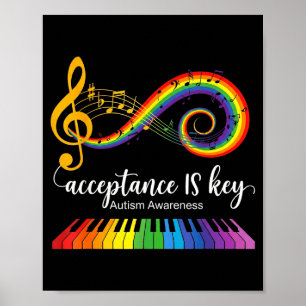 Poster L'acceptation est la clé professeur de musique sen