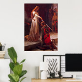 Poster L'accolade d'Edmund Blair Leighton (Bureau à domicile)